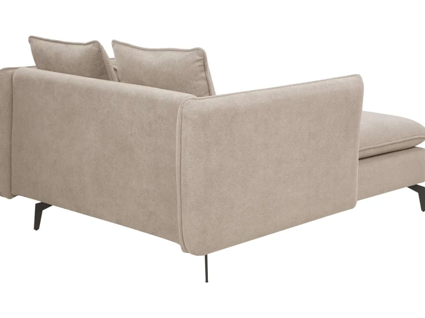 Chaise longue CHARMES Tessuto Tortora