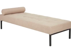 Chaise longue CHINON Bouclé Beige