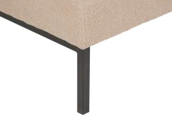 Chaise longue CHINON Bouclé Beige