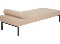 Chaise longue CHINON Bouclé Beige
