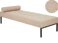 Chaise longue CHINON Bouclé Beige