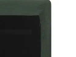 Chaise longue EGERIS Velluto a coste Verde scuro