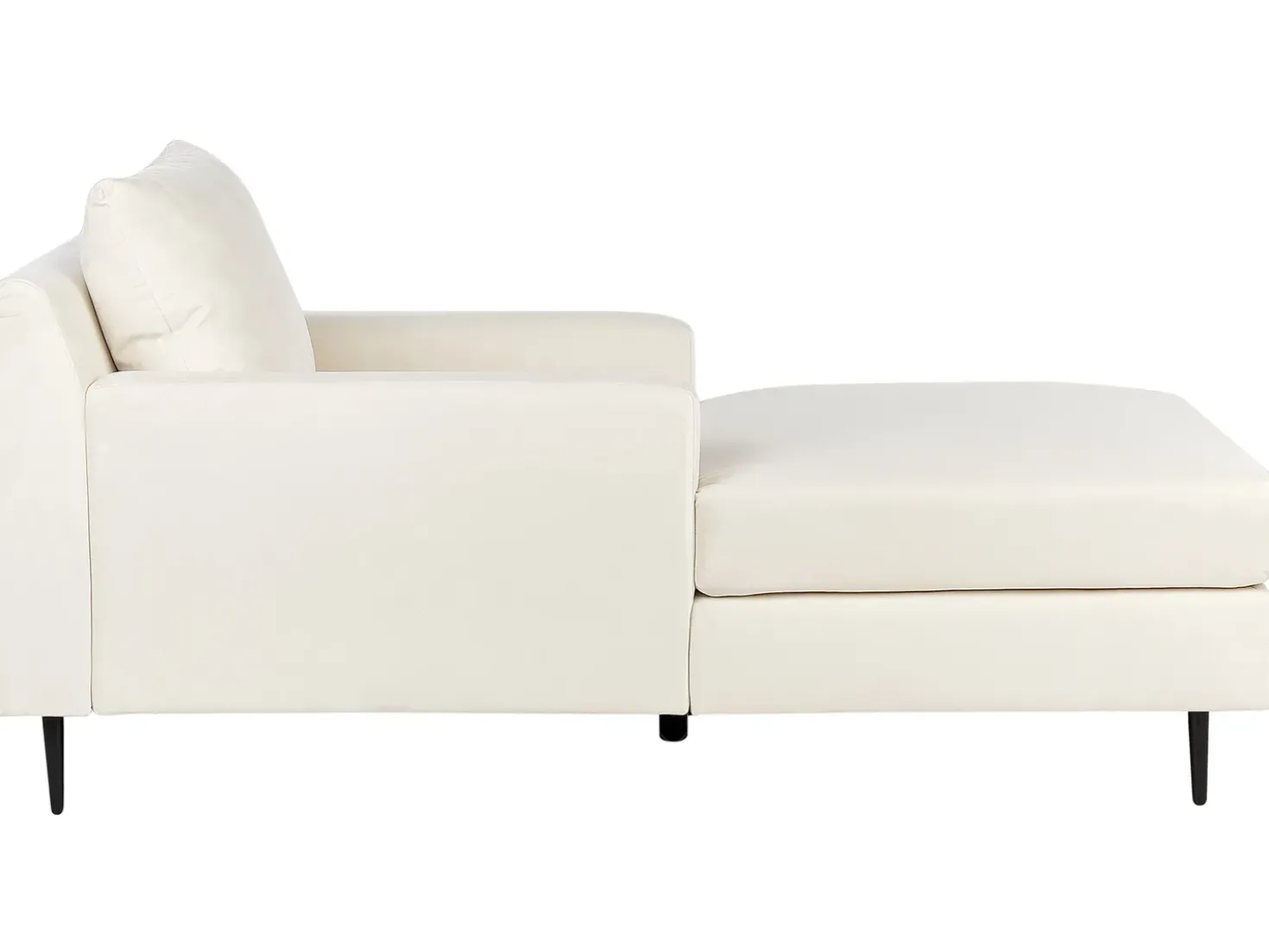 Chaise longue GUERET Velluto Beige