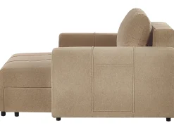 Chaise longue INNVIK Tessuto Marrone con contenitore