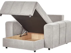 Chaise longue INNVIK Tessuto Grigio chiaro