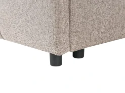 Chaise longue INNVIK Tessuto Marrone chiaro con contenitore