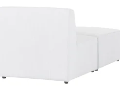 Chaise longue LEMVIG Velluto a coste Bianco sporco
