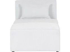 Chaise longue LEMVIG Velluto a coste Bianco sporco