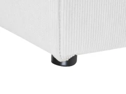 Chaise longue LEMVIG Velluto a coste Bianco sporco