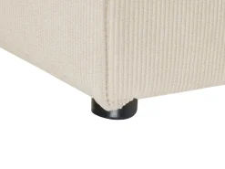 Chaise longue LEMVIG Velluto a coste Beige chiaro