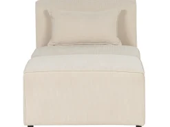 Chaise longue LEMVIG Velluto a coste Beige chiaro