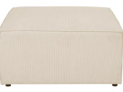 Chaise longue LEMVIG Velluto a coste Beige chiaro