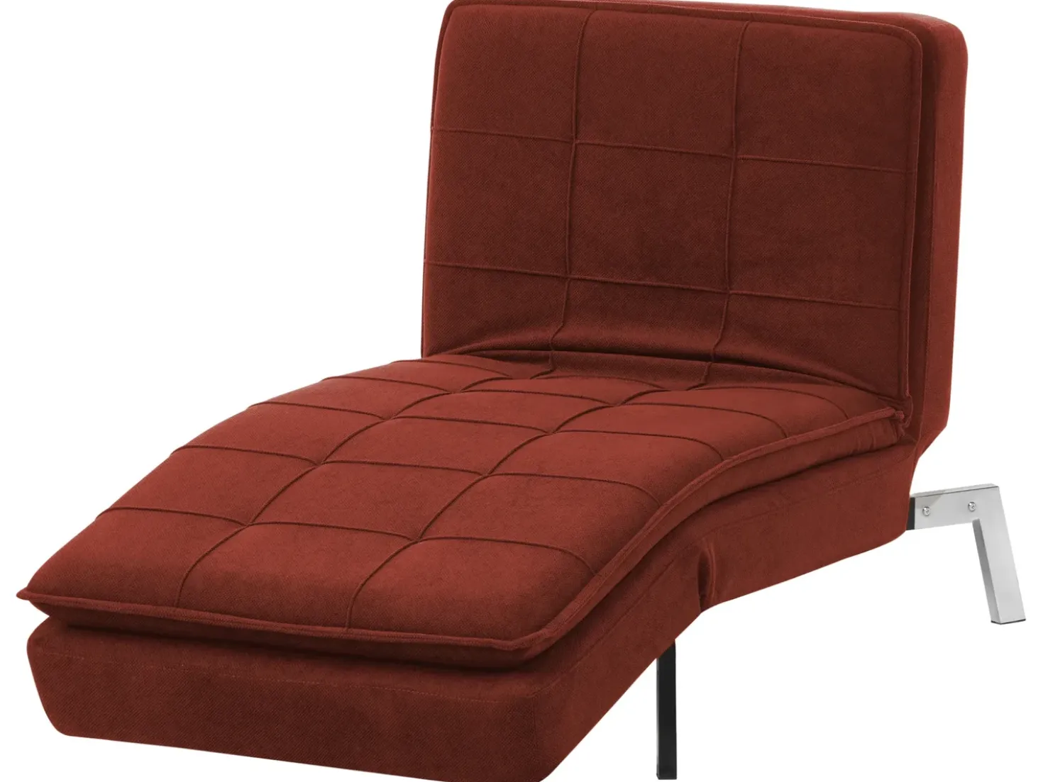 Chaise longue LOIRET Tessuto Rosso