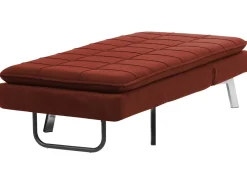 Chaise longue LOIRET Tessuto Rosso