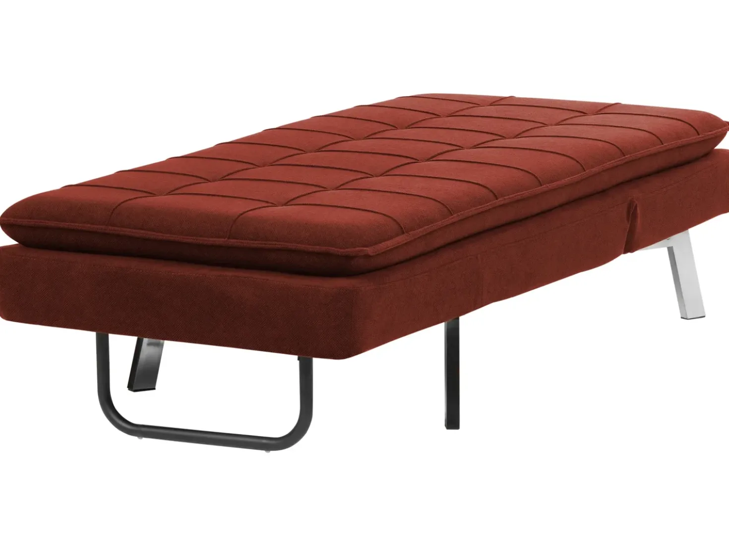 Chaise longue LOIRET Tessuto Rosso