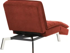 Chaise longue LOIRET Tessuto Rosso