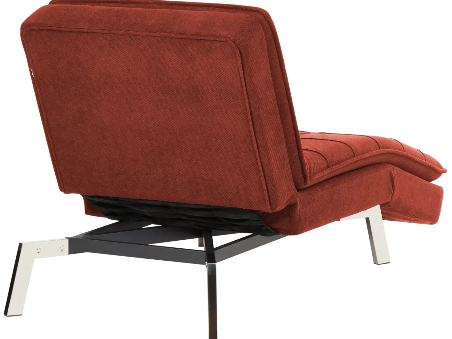 Chaise longue LOIRET Tessuto Rosso