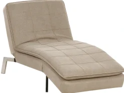 Chaise longue LOIRET Tessuto Beige