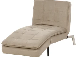Chaise longue LOIRET Tessuto Beige