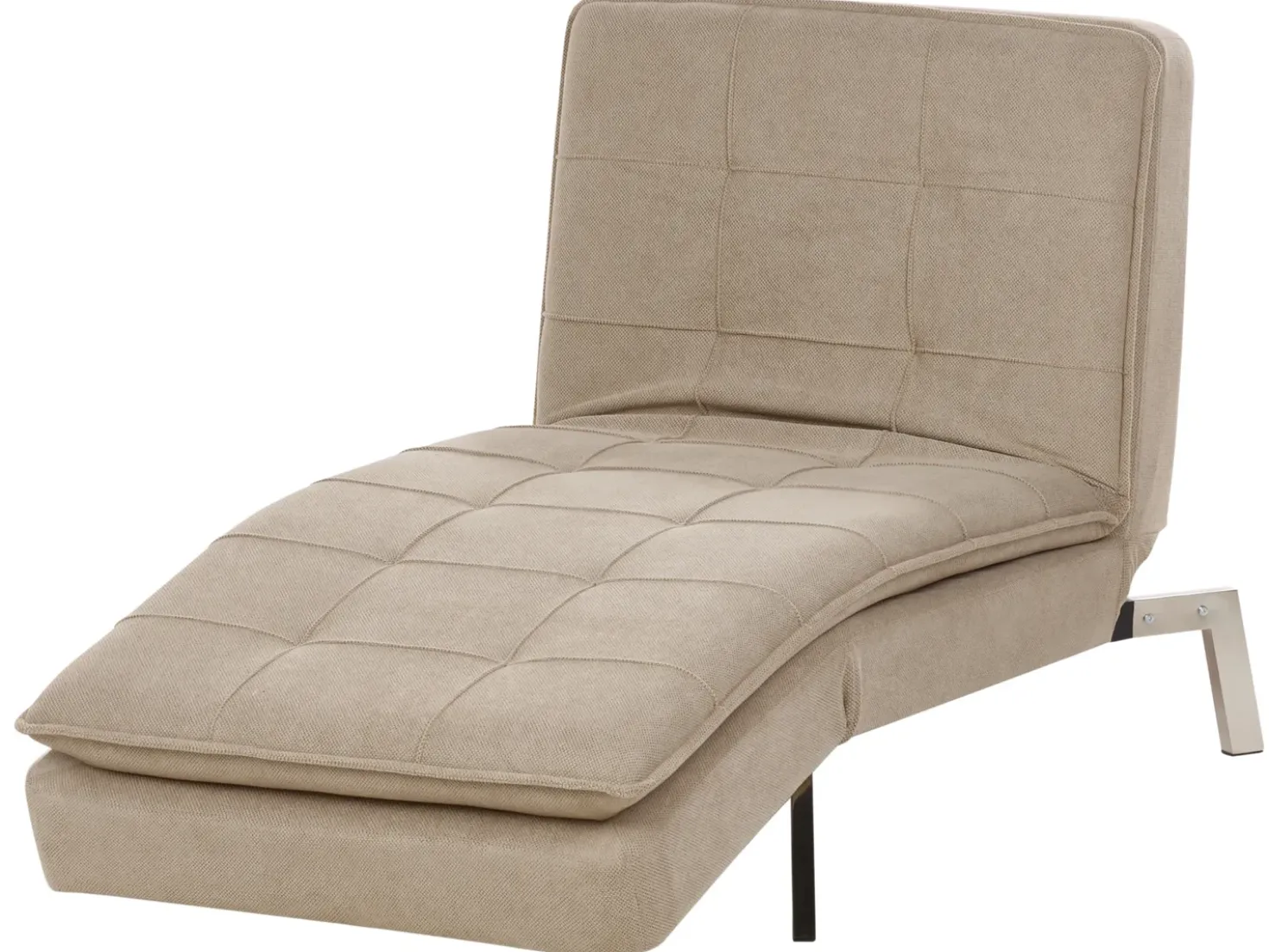 Chaise longue LOIRET Tessuto Beige