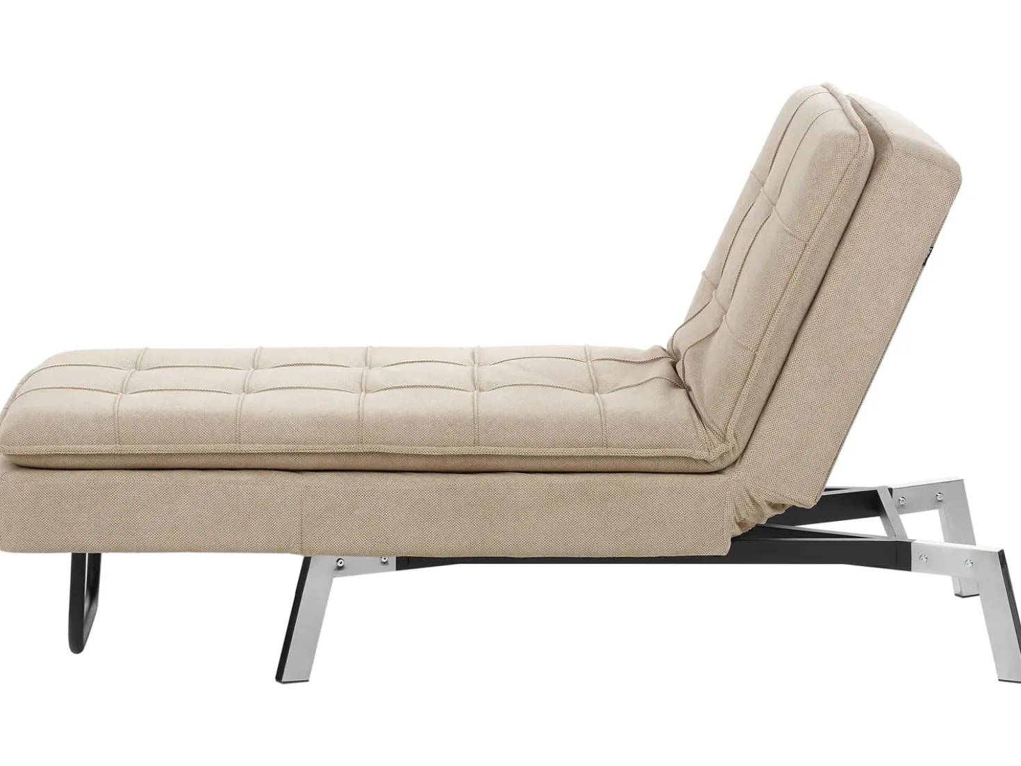 Chaise longue LOIRET Tessuto Beige