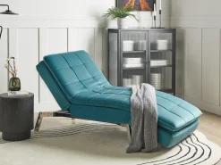 Chaise longue LOIRET Velluto Foglia di tè