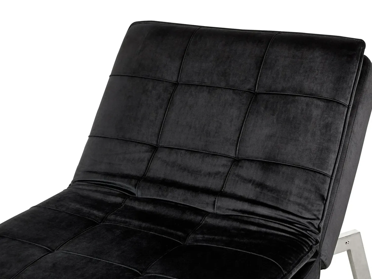Chaise longue LOIRET Velluto Nero
