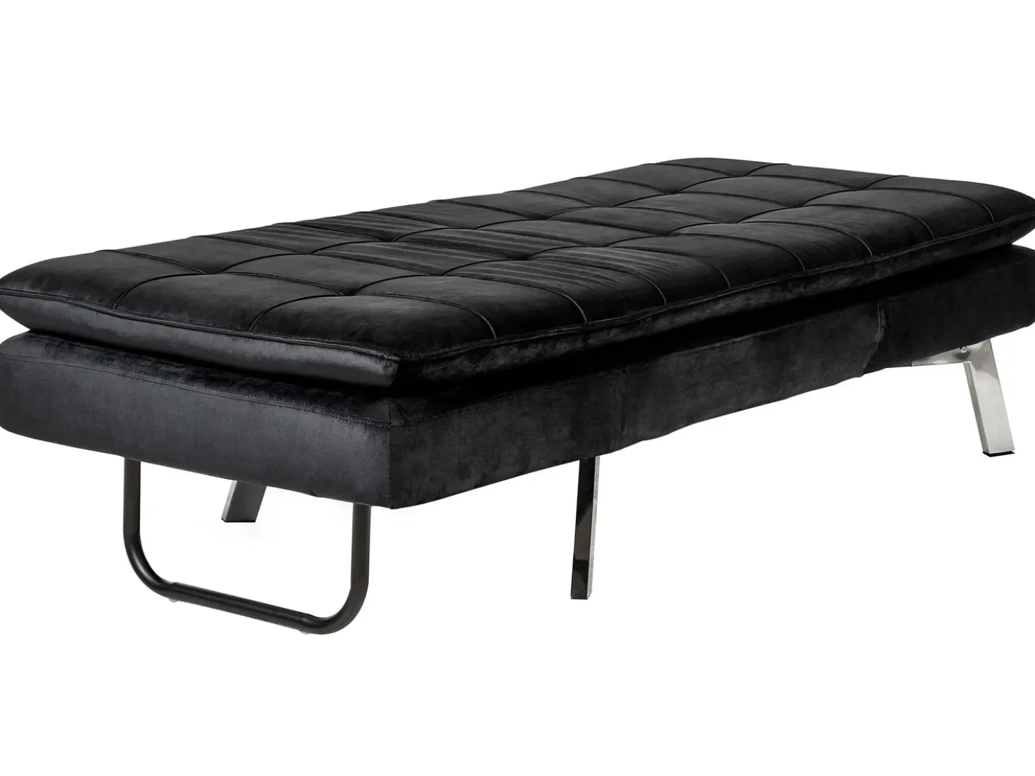 Chaise longue LOIRET Velluto Nero