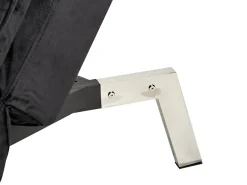 Chaise longue LOIRET Velluto Nero