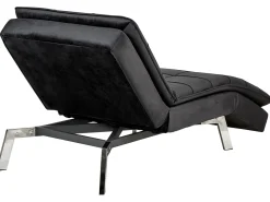 Chaise longue LOIRET Velluto Nero