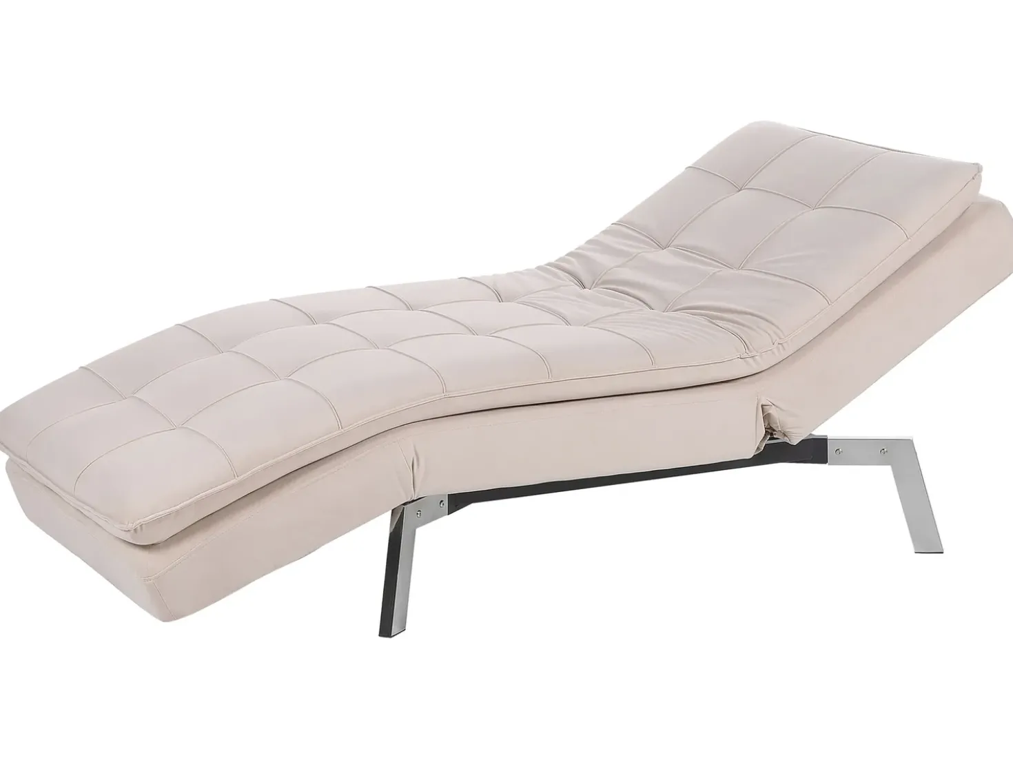 Chaise longue LOIRET Velluto Beige