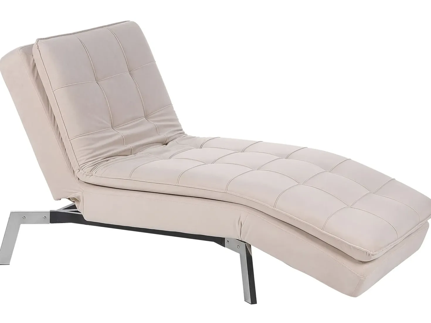Chaise longue LOIRET Velluto Beige