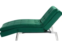 Chaise longue LOIRET Velluto Verde smeraldo