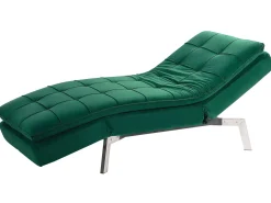 Chaise longue LOIRET Velluto Verde smeraldo