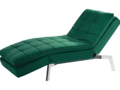 Chaise longue LOIRET Velluto Verde smeraldo