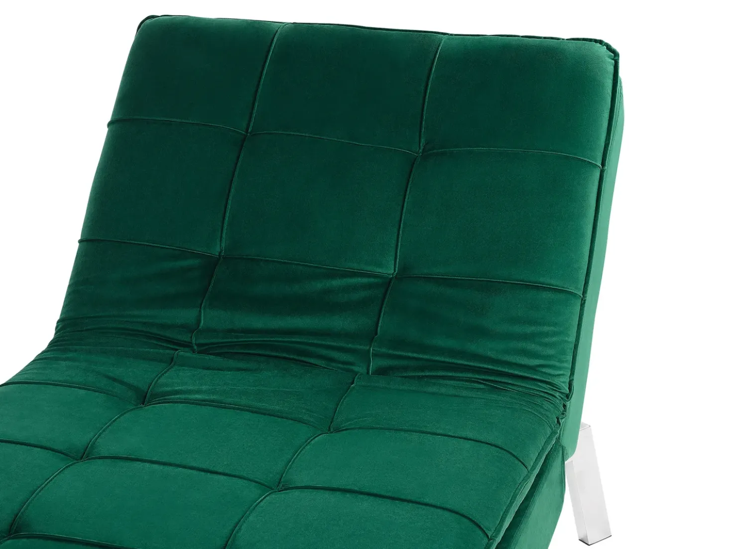 Chaise longue LOIRET Velluto Verde smeraldo
