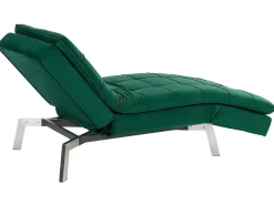 Chaise longue LOIRET Velluto Verde smeraldo
