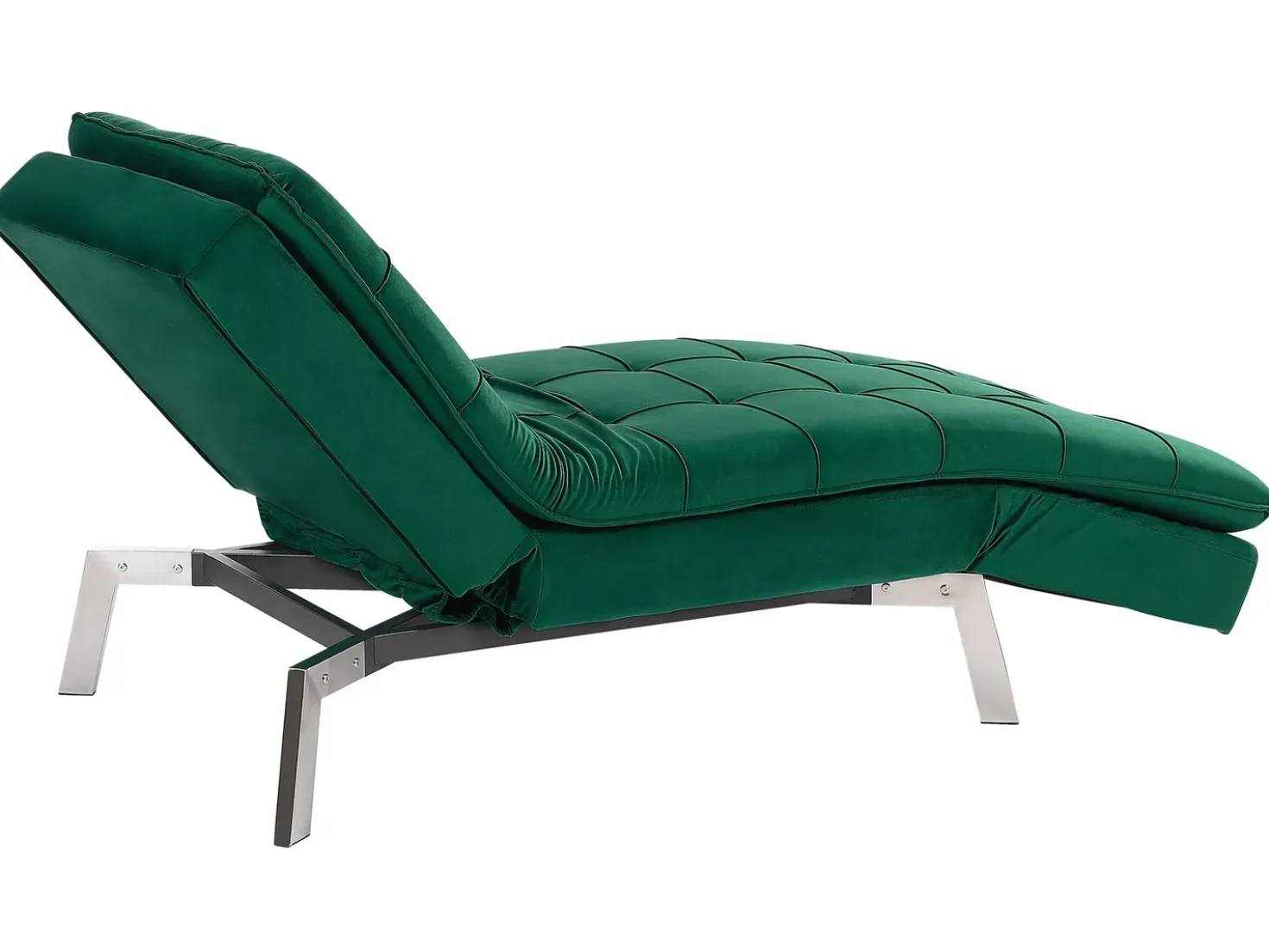 Chaise longue LOIRET Velluto Verde smeraldo