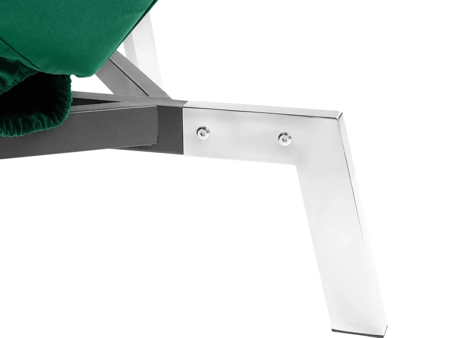 Chaise longue LOIRET Velluto Verde smeraldo