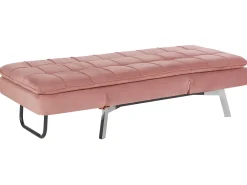 Chaise longue LOIRET Velluto Rosa