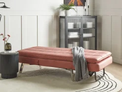 Chaise longue LOIRET Velluto Rosa