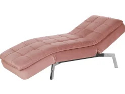 Chaise longue LOIRET Velluto Rosa