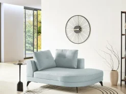 Chaise longue MARUM Ciniglia Azzurro