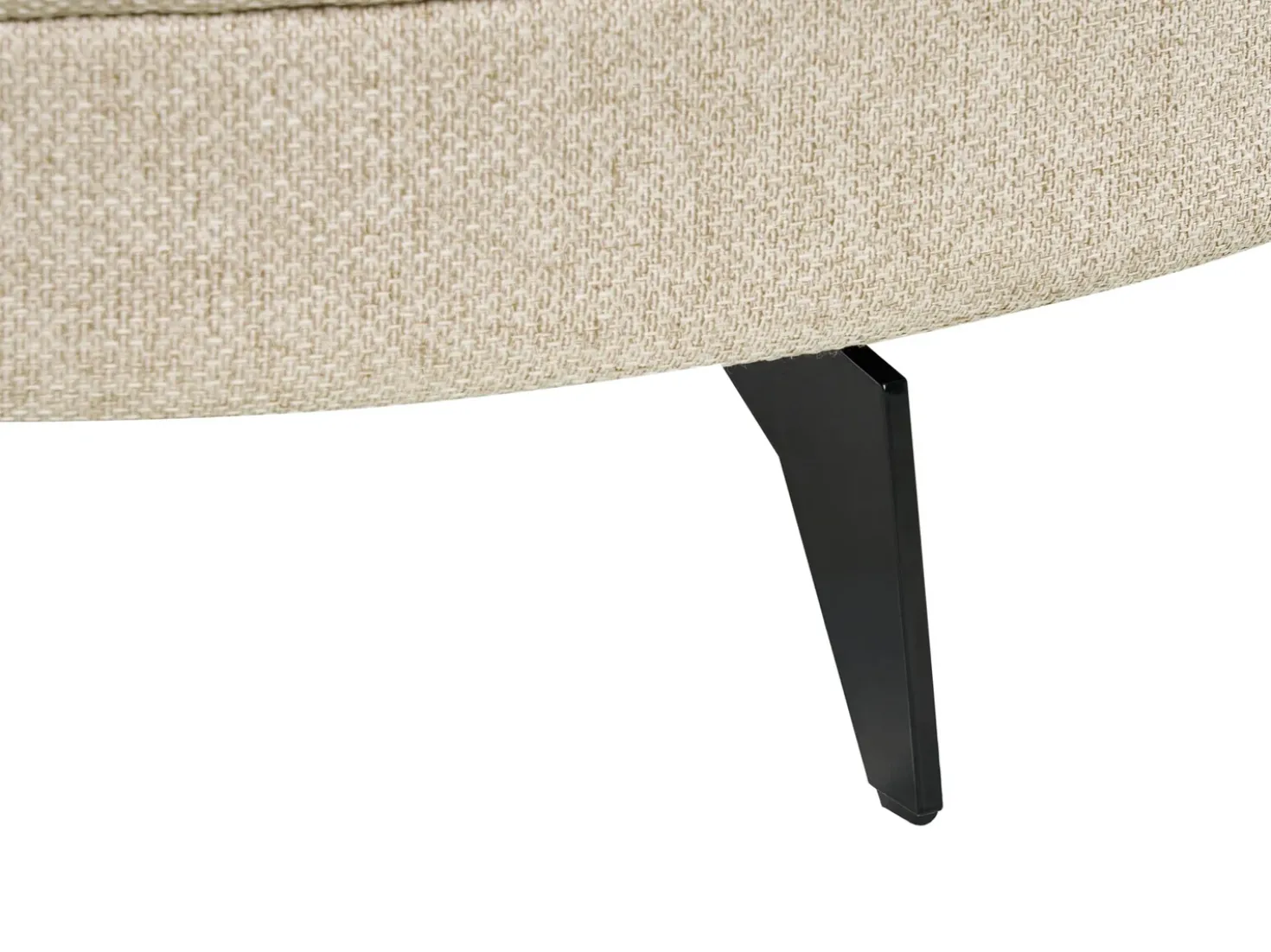 Chaise longue MARUM Lino sintetico Beige chiaro