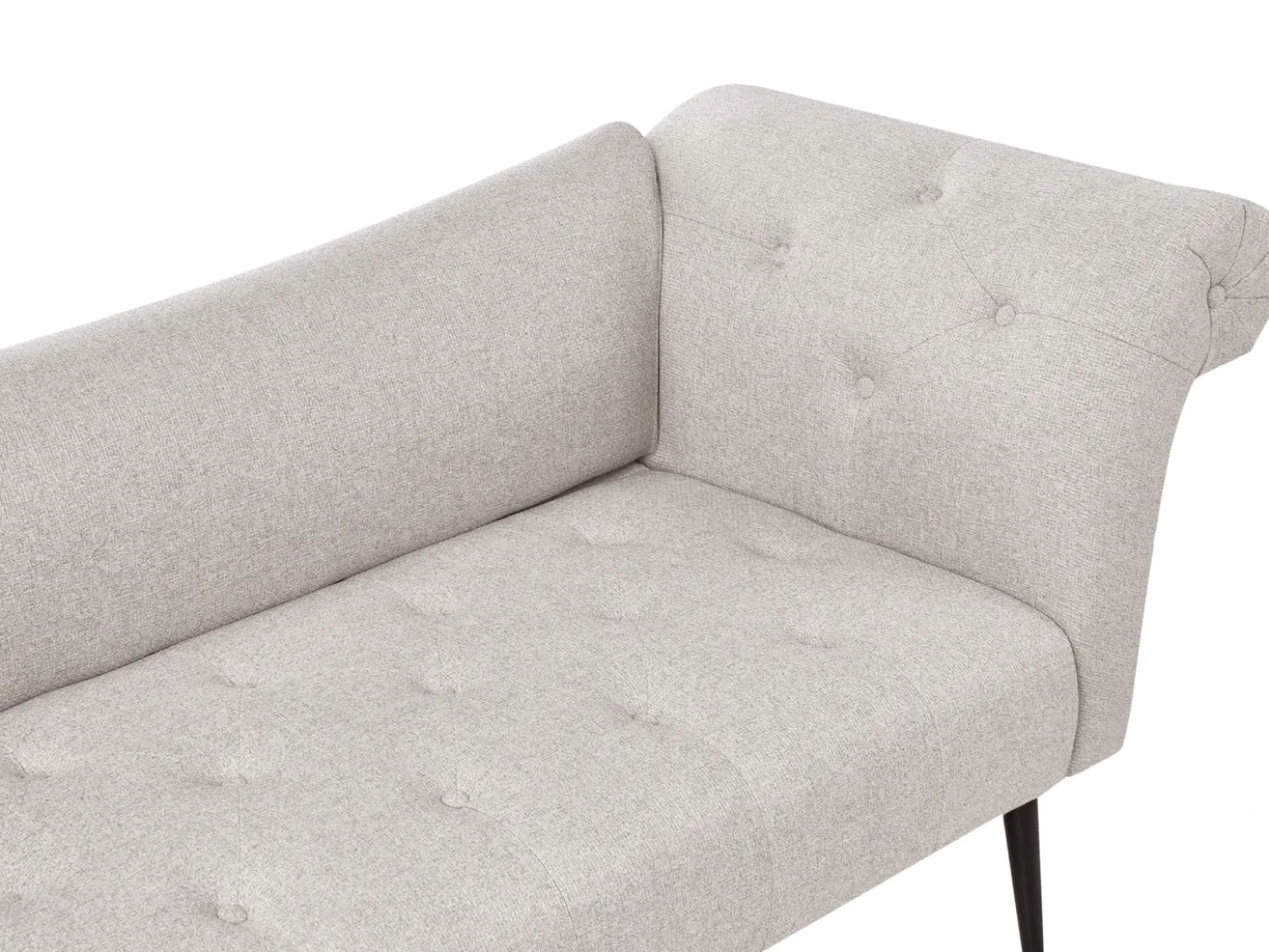 Chaise longue NANTILLY Tessuto Beige chiaro