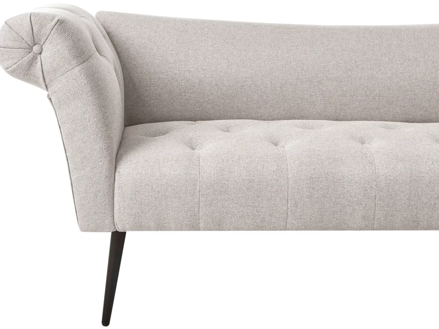 Chaise longue NANTILLY Tessuto Beige chiaro
