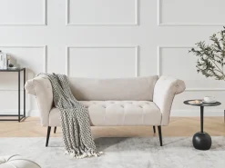 Chaise longue NANTILLY Tessuto Beige chiaro