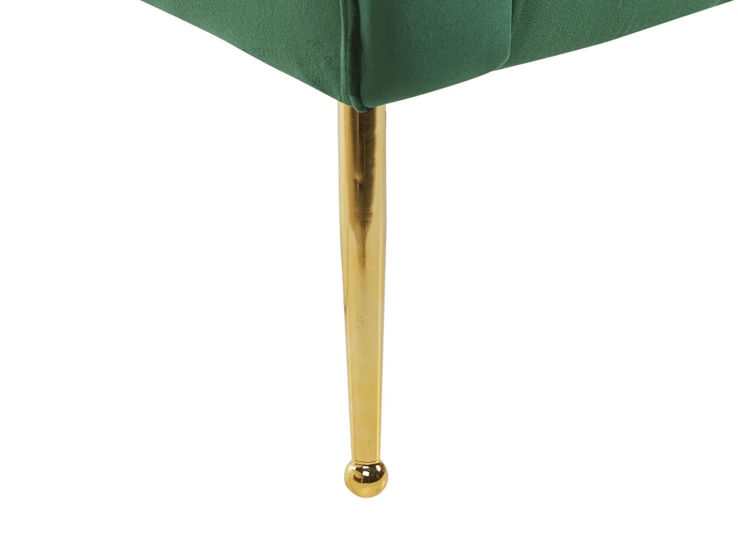 Chaise longue NANTILLY Velluto Verde scuro