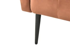 Chaise longue NANTILLY Velluto Marrone dorato