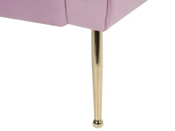 Chaise longue NANTILLY Velluto Viola chiaro